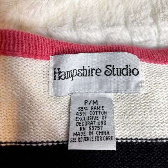 HAMPSHIRE STUDIO Petite Medium Novelty Sweater Flip‎ Flop Sandal Button Down NWT - Picture 5 of 7